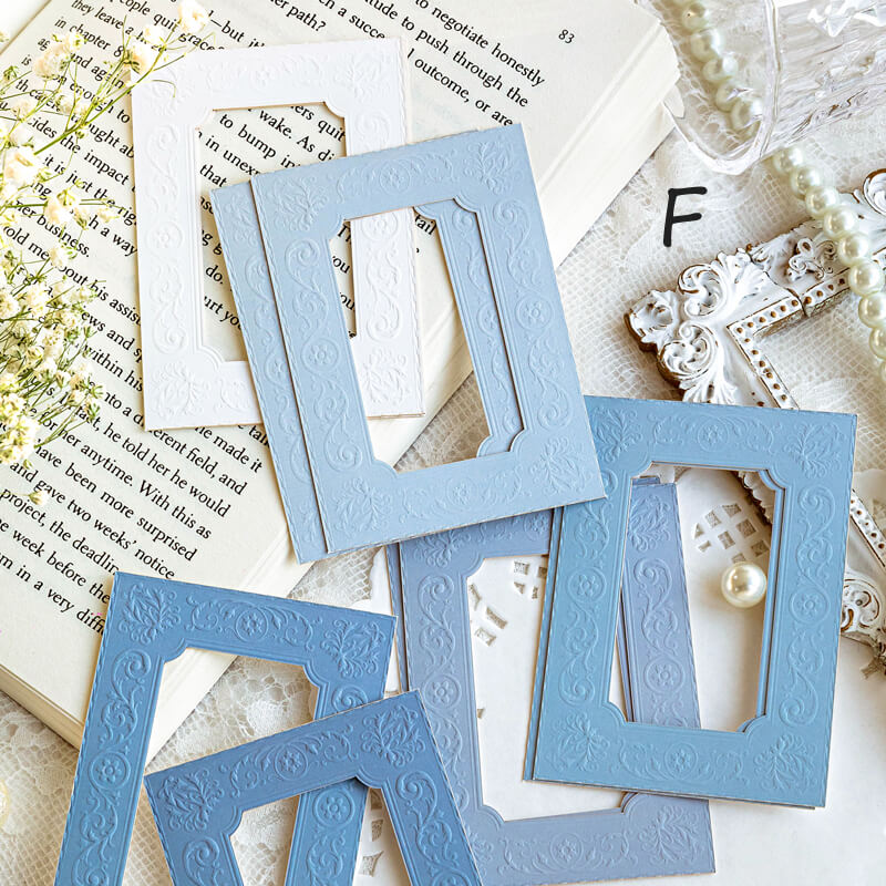 Embossed Hollow Collage Frame | 10 PCS