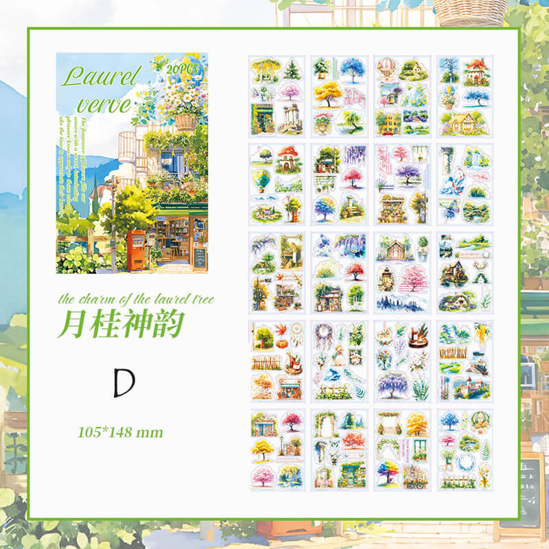 Enjoy Your Time Sticker Book | 20 PCS