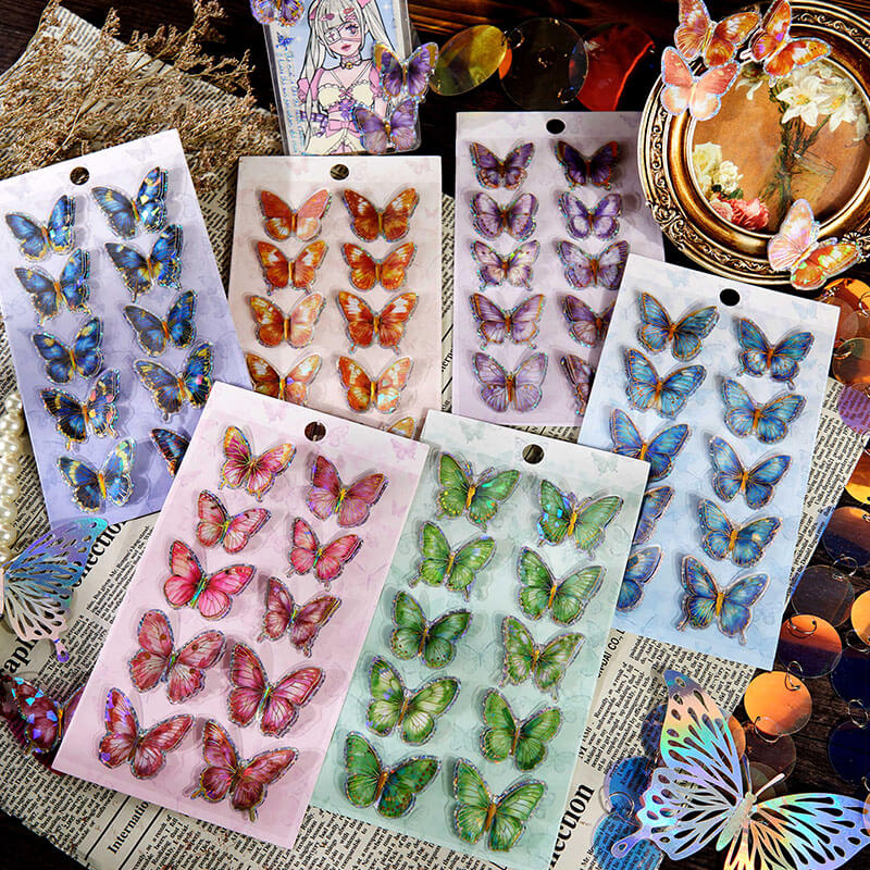 Fantasy Butterfly Stickers | 1 Sheet