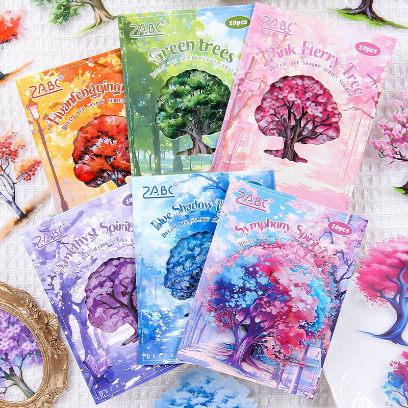 Fantasy Tree Stickers | 10 PCS