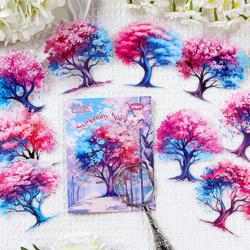 Fantasy Tree Stickers | 10 PCS