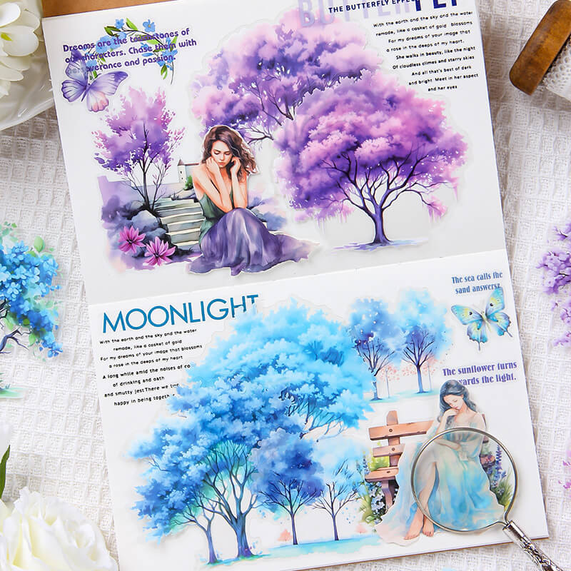 Fantasy Tree Stickers | 10 PCS