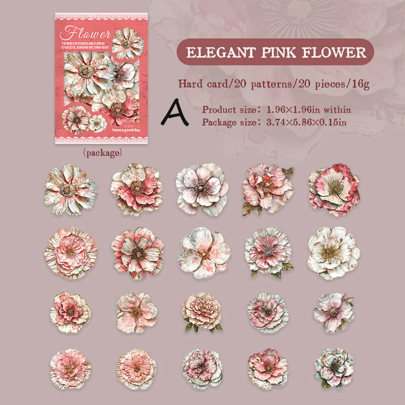 Floral Collection Stickers | 20 PCS