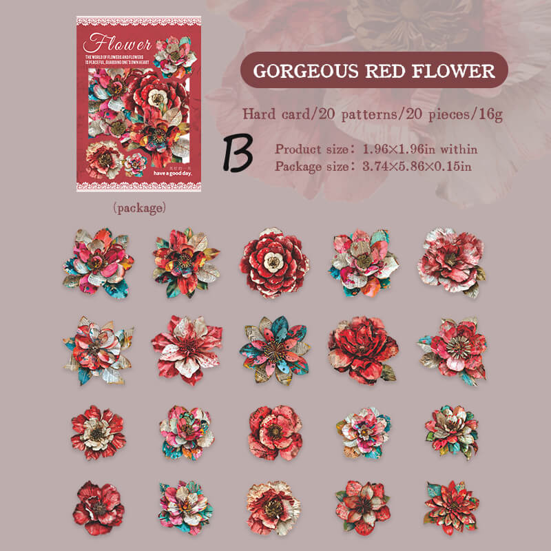 Floral Collection Stickers | 20 PCS