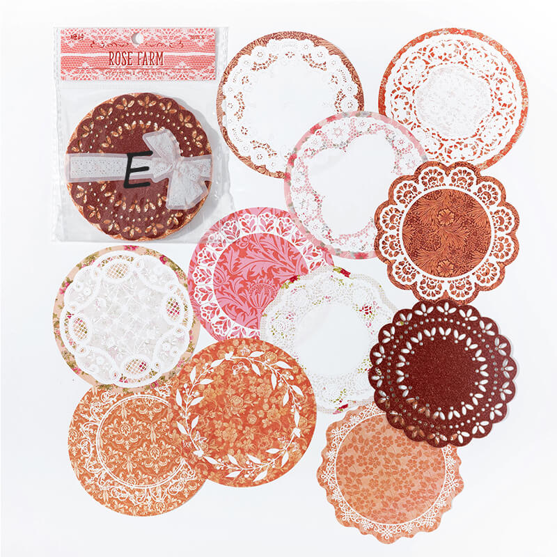 Floral Lace Decor Paper | 30 PCS