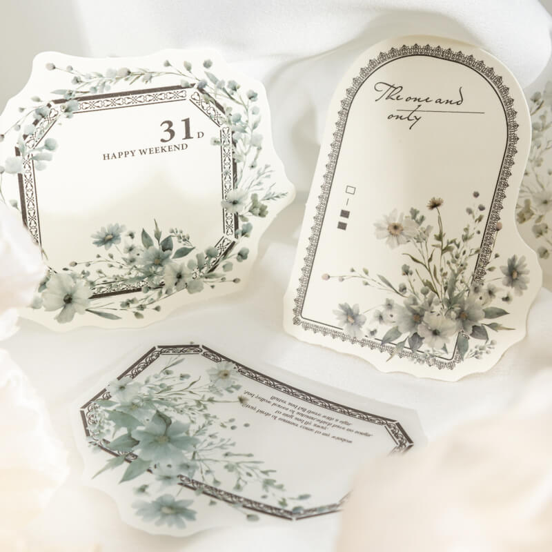 Flower Frame Labels | 20 PCS