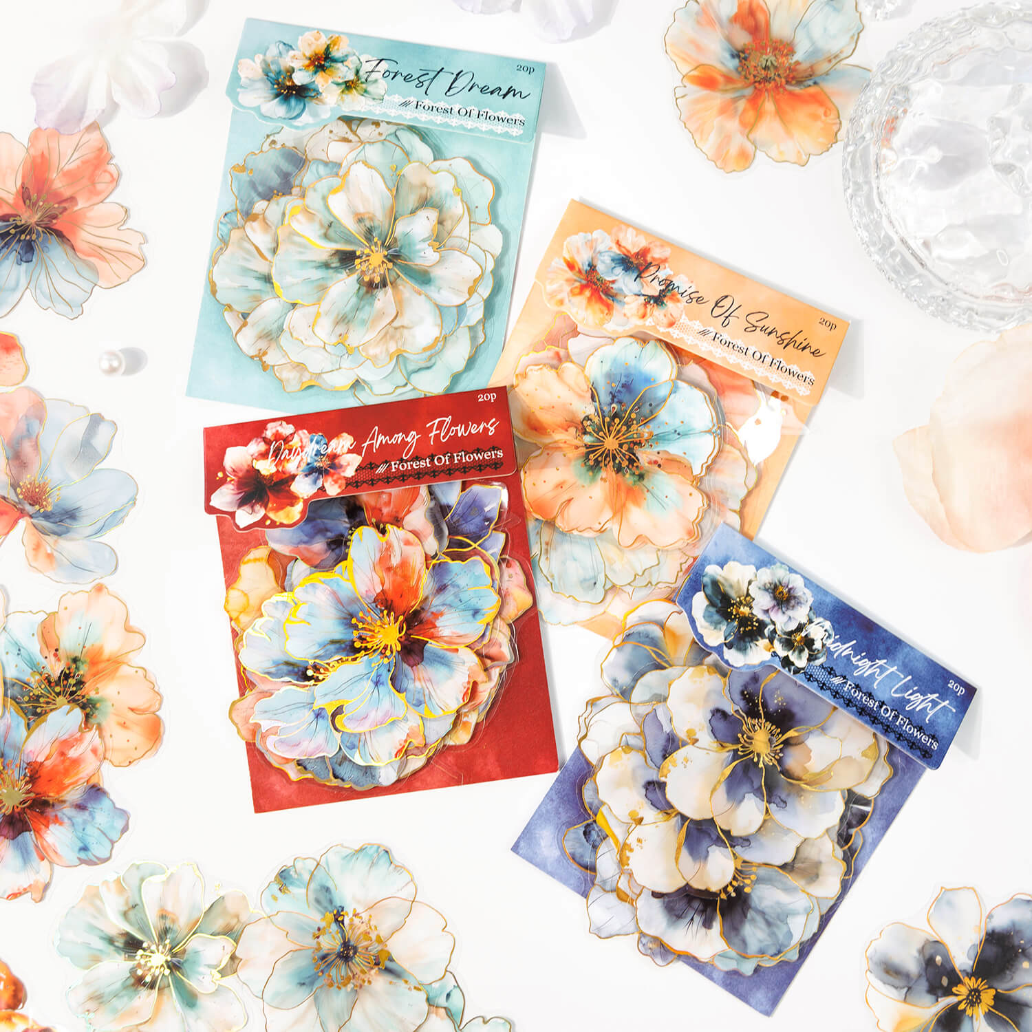 Flower Reverie Stickers | 20 PCS