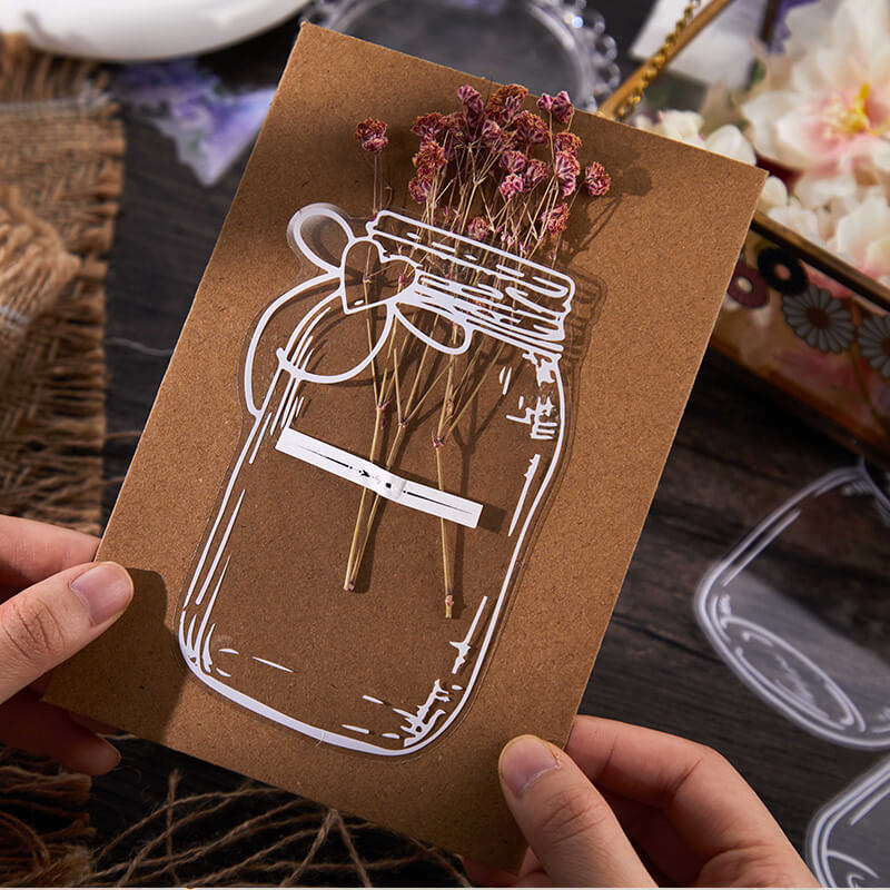 Flowers And Bottles Stickers | 30 PCS