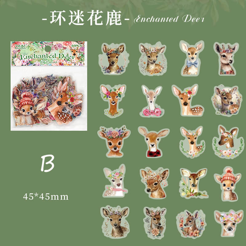 Forest Elf Stickers | 40 PCS