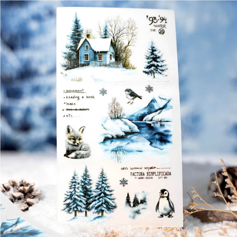 Forest Time Transfer Stickers | 2 PCS