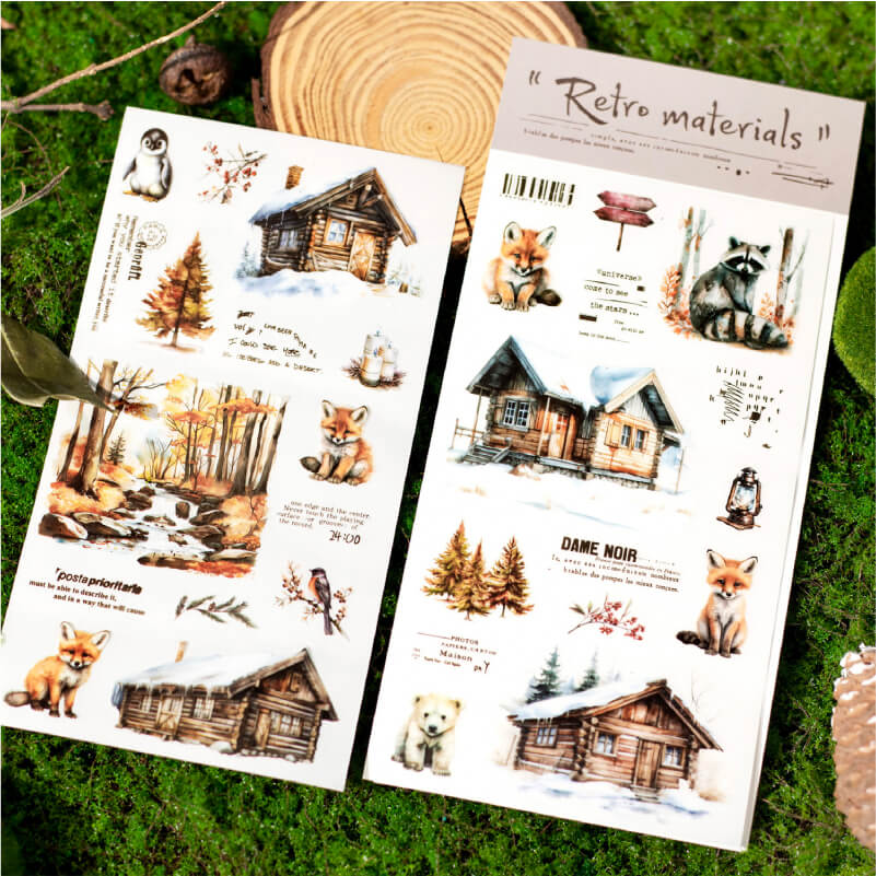 Forest Time Transfer Stickers | 2 PCS