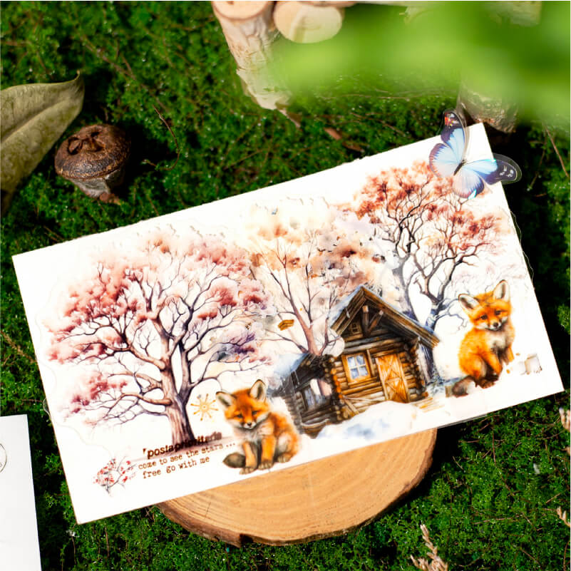 Forest Time Transfer Stickers | 2 PCS