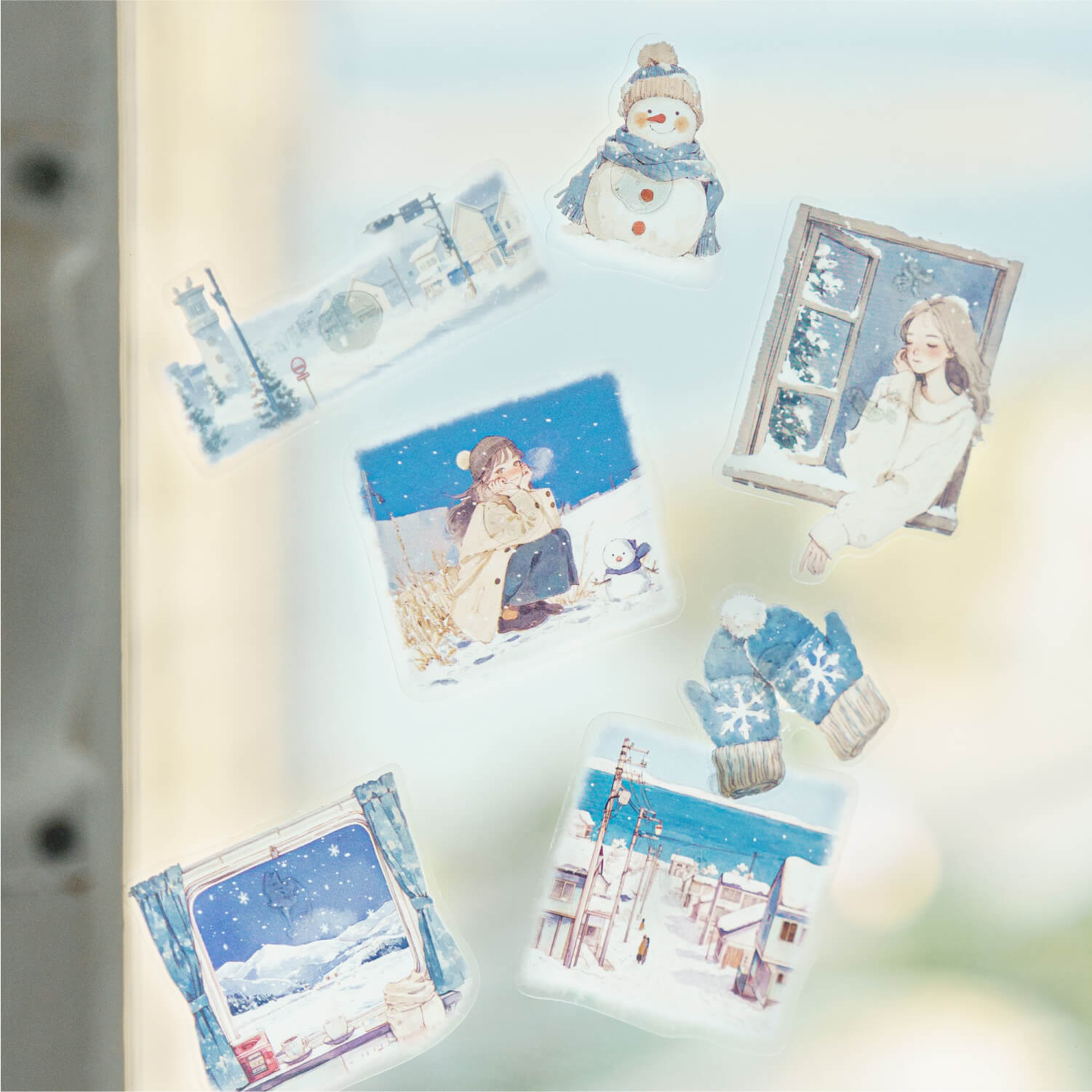 Four Seasons Scenery Stickers | 40 PCS