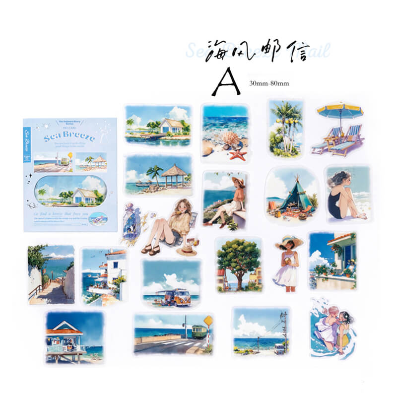 Four Seasons Scenery Stickers | 40 PCS