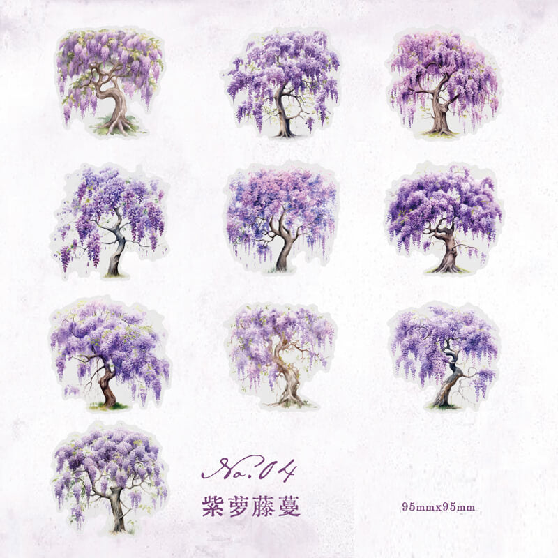 Four Seasons Scenery Stickers | 20 PCS