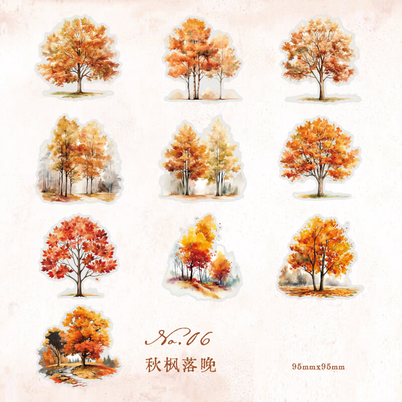 Four Seasons Scenery Stickers | 20 PCS