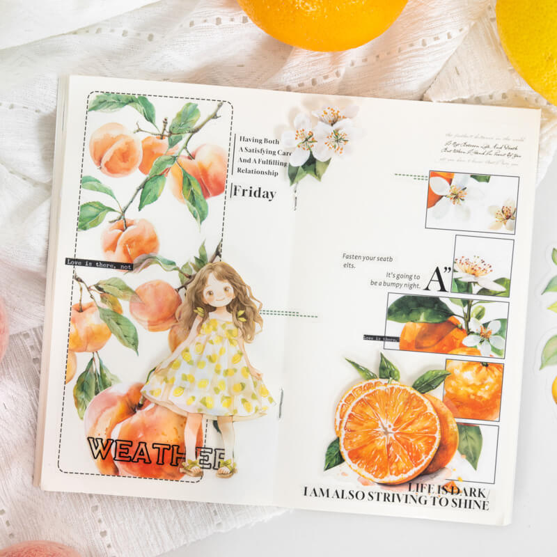 Fruity Garden Stickers | 10 PCS