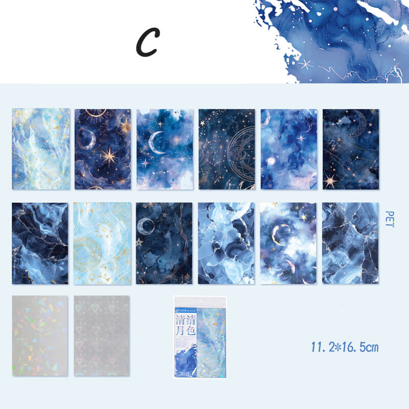 Galaxy Series Stickers | 14 PCS