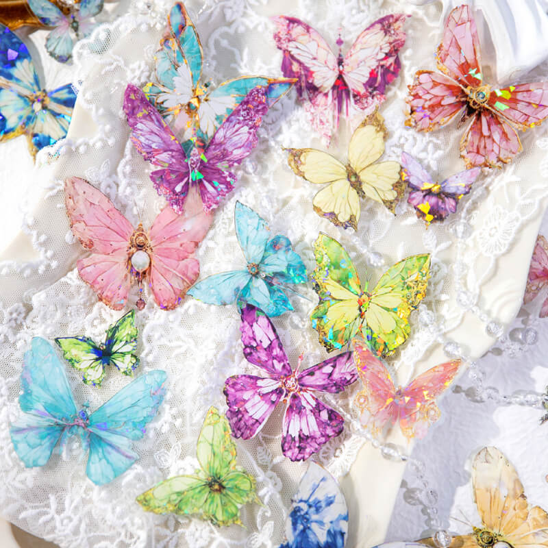 Gem Butterfly Stickers | 20 PCS