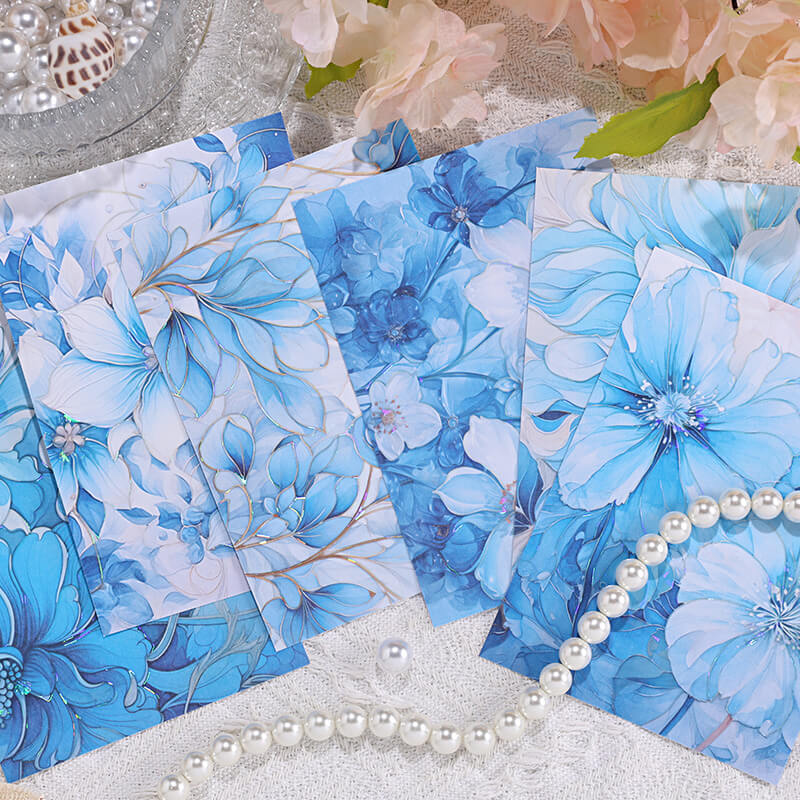 Glazed Flower Stickers | 6 Sheets