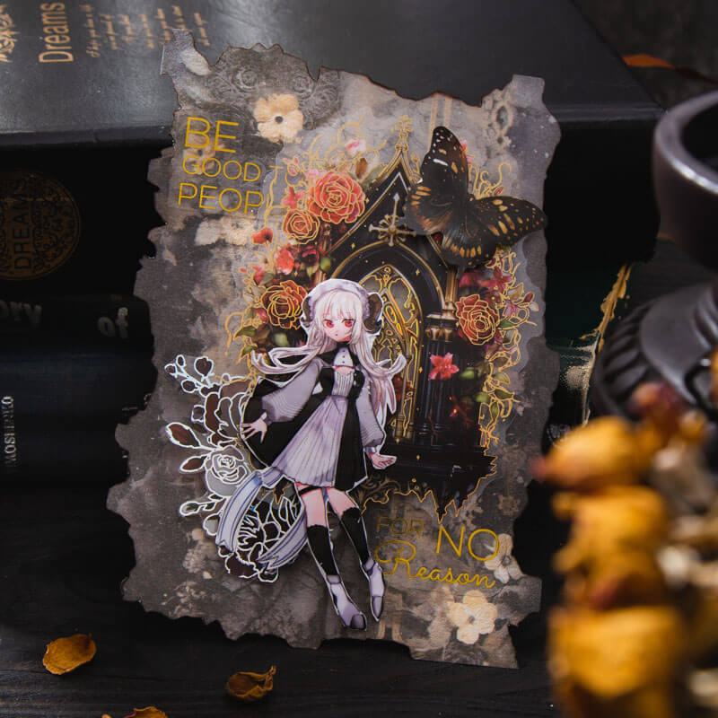 Gothic Dark Fantasy Scrapbooking Paper | 30 PCS