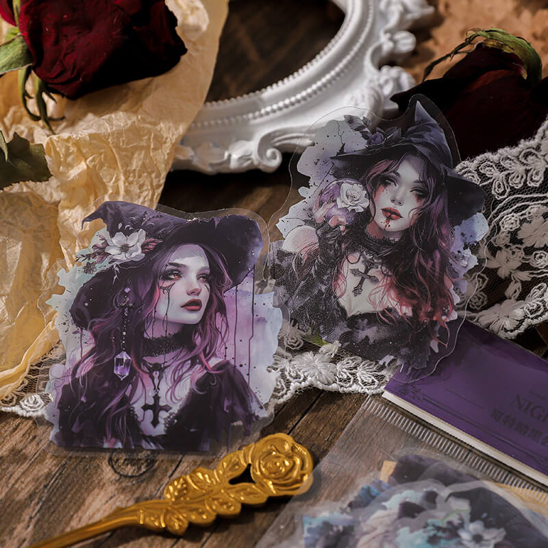 Gothic Dark Princess Stickers | 20 PCS