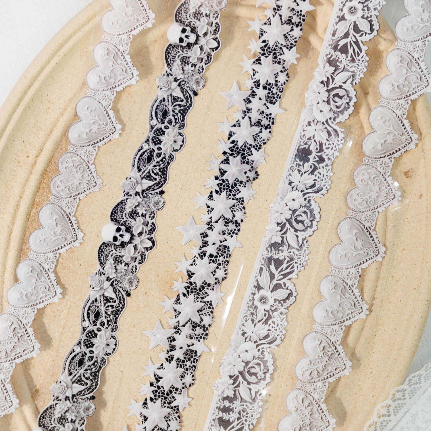 Gothic Lace PET Tape | 1 Roll