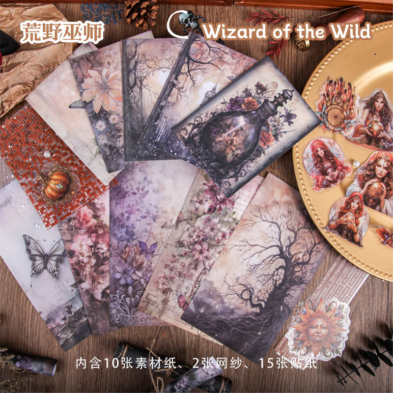 Gothic Wilderness Wizard Stickers | 27 PCS