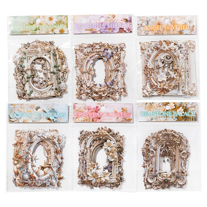 Hollow Frame Collage Card | 10 PCS