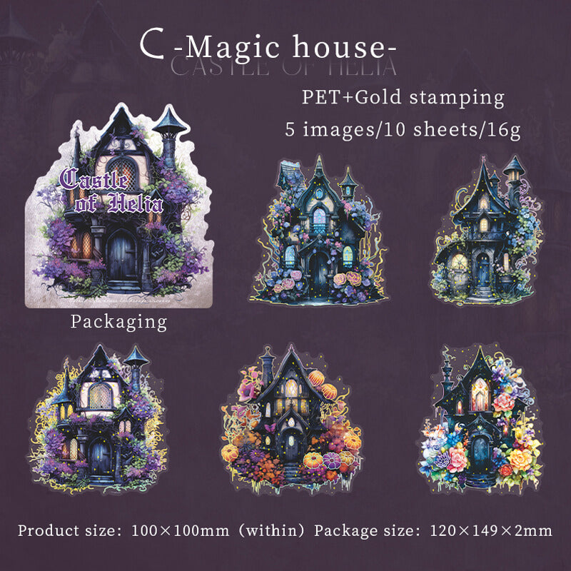 Helia's Castle Stickers | 10 PCS