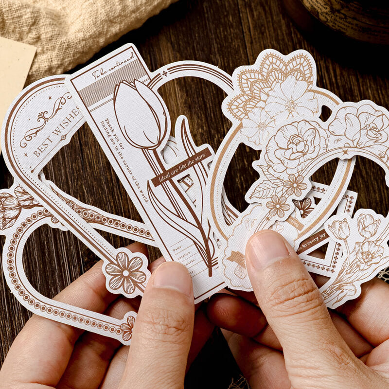 Hollow Frame Stickers | 10 PCS