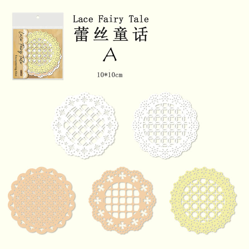 Hollow Lace Frame | 10 PCS