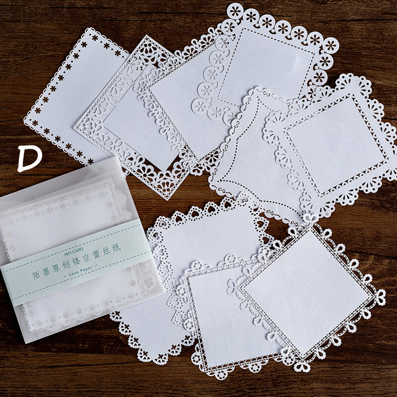 Hollow Lace Paper | 10 PCS