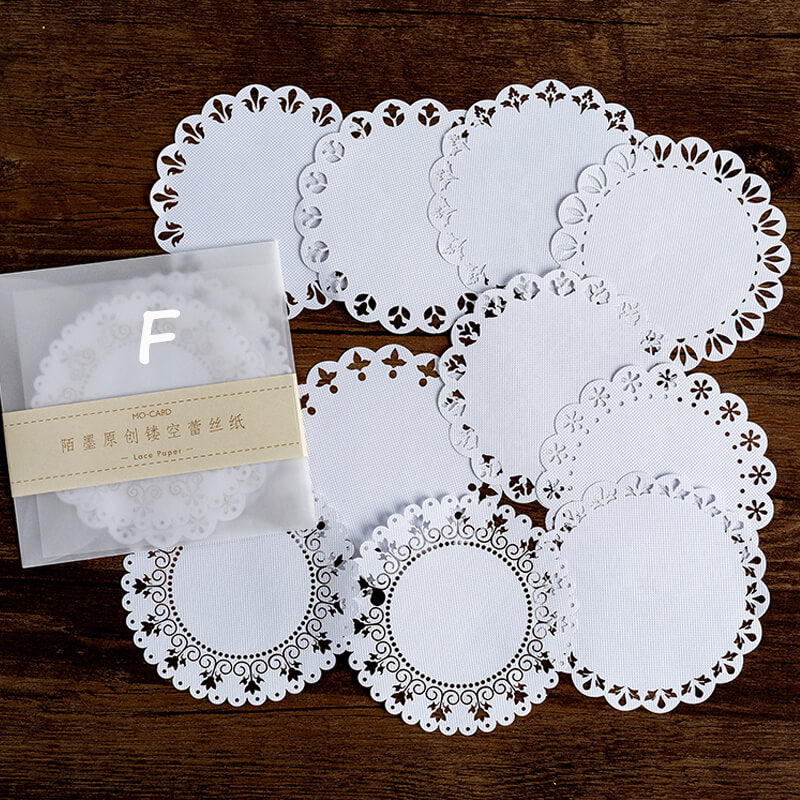 Hollow Lace Paper | 10 PCS