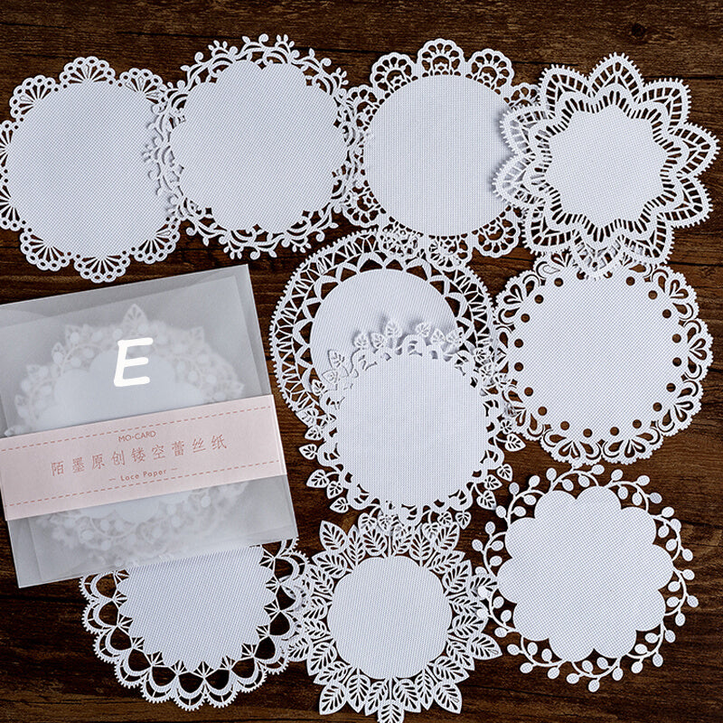 Hollow Lace Paper | 10 PCS