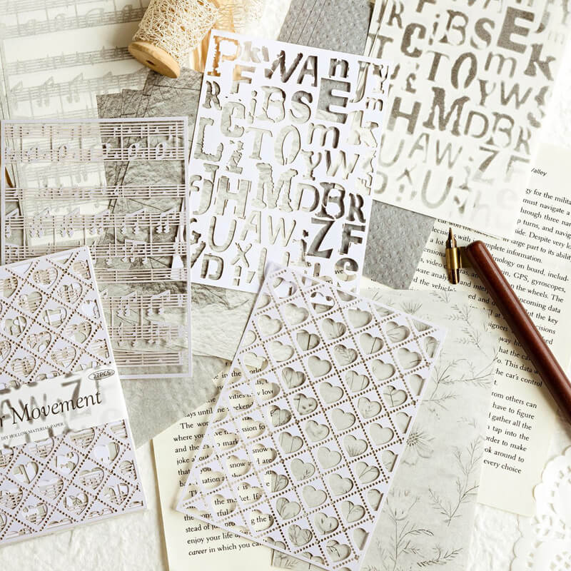 Hollow Scrapbooking Paper | 27 PCS