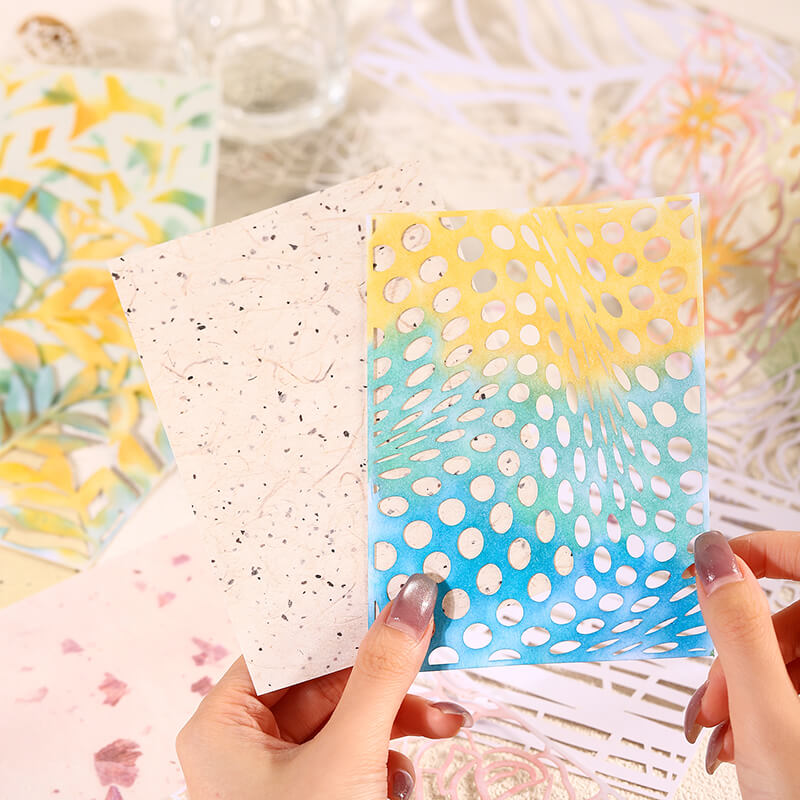 Hollow Texture Art Paper | 20 PCS