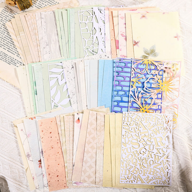 Hollow Texture Art Paper | 20 PCS