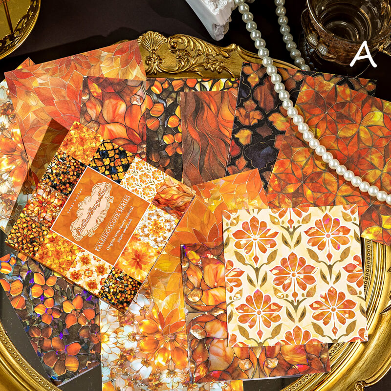 Kaleidoscopic Scrapbook Papers | 15 PCS