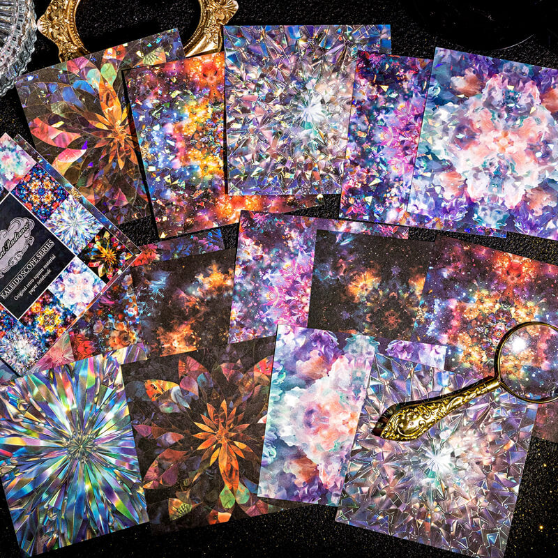 Kaleidoscopic Scrapbook Papers | 15 PCS