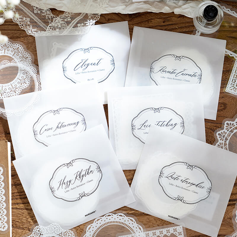 Lace Border Stickers | 10 PCS