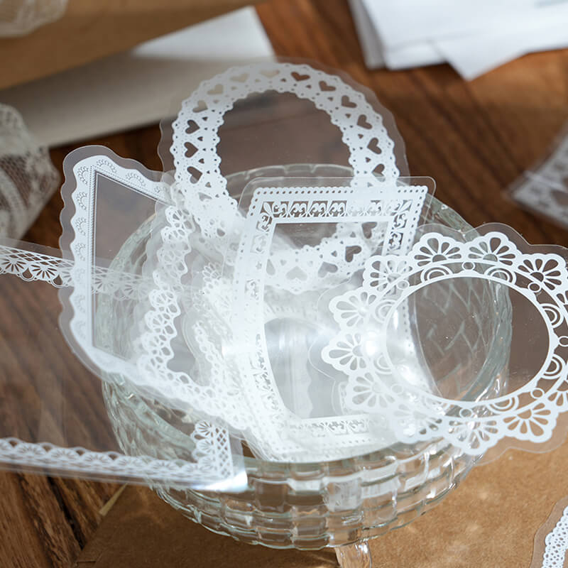 Lace Border Stickers | 10 PCS