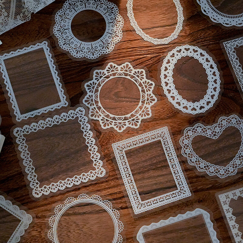 Lace Border Stickers | 10 PCS