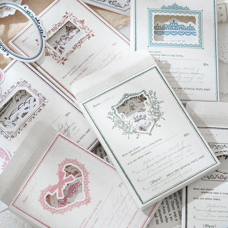 Lace Border Stickers | 20 PCS