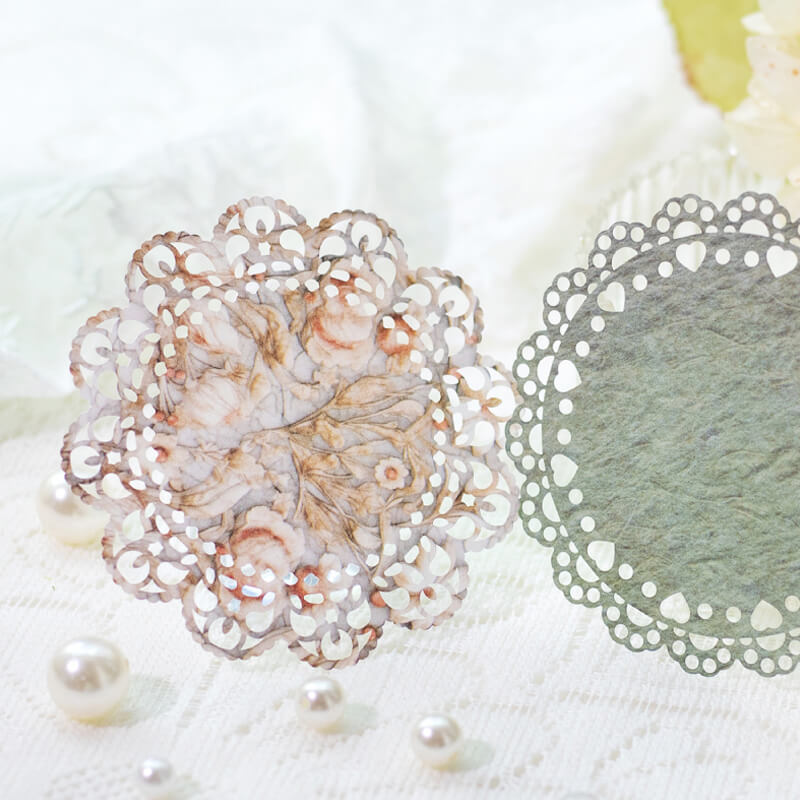 Lace Hollow Stickers | 10 PCS