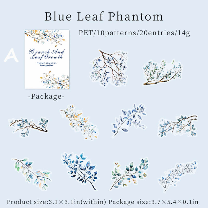 Leaves Stickers | 20 PCS