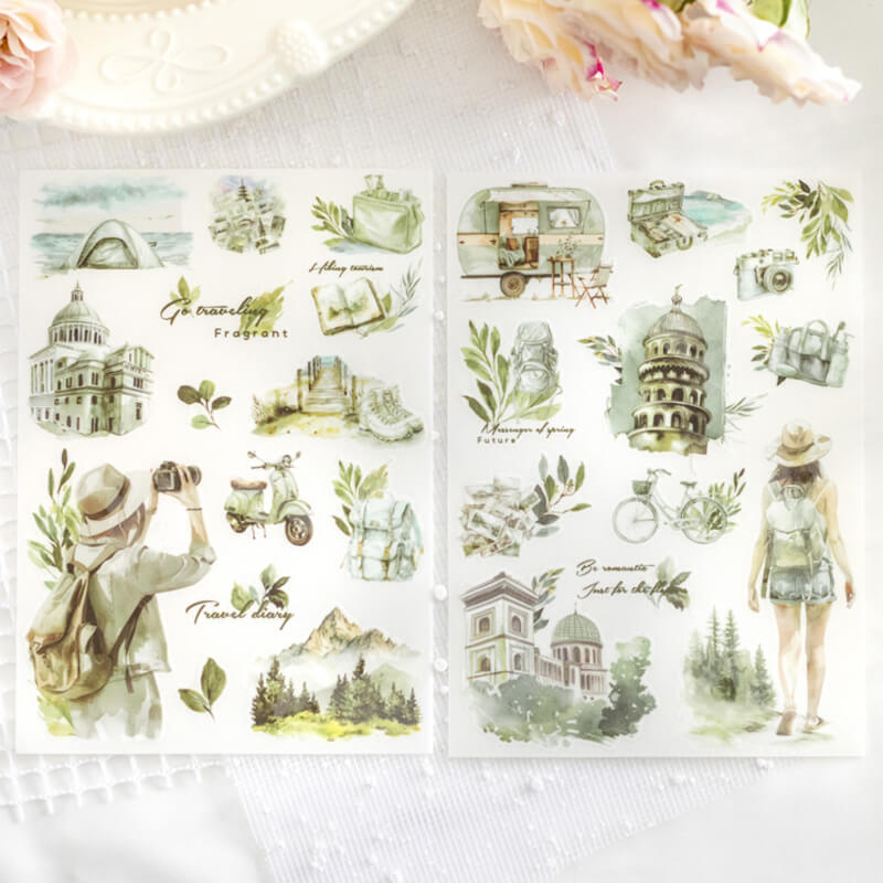 Life Themes Transfer Stickers | 2 Sheets