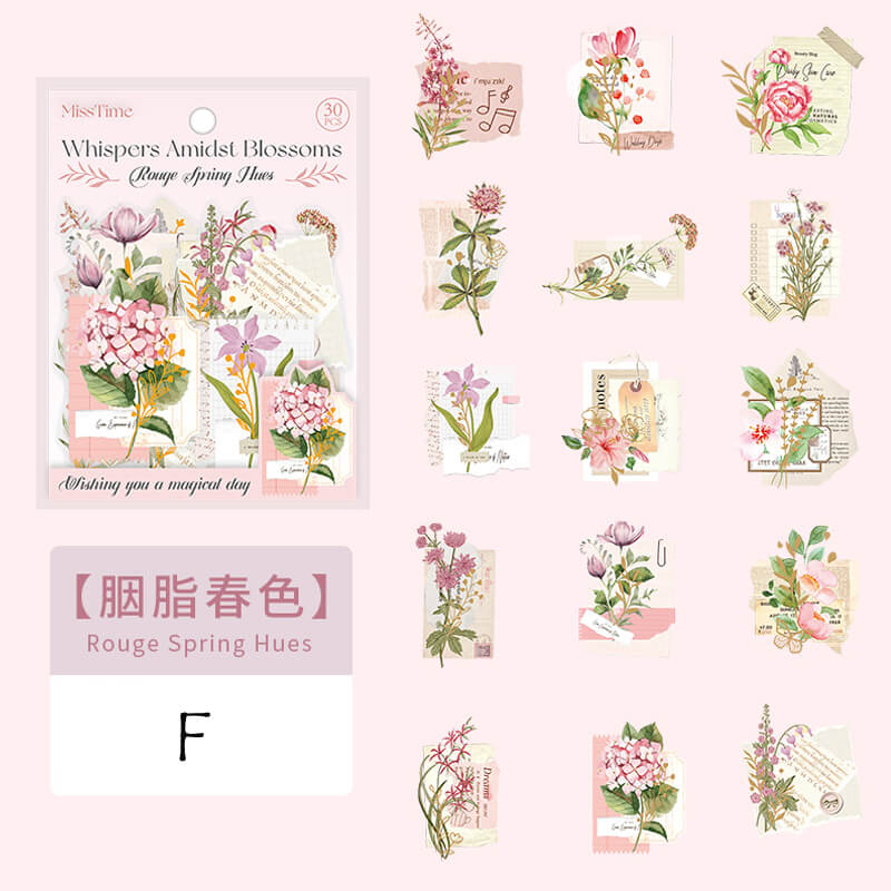 Lilac Stickers | 30 PCS