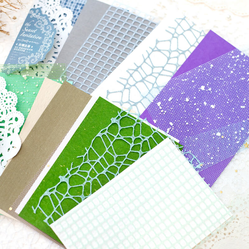 Mesh Scrapbook Decor Paper | 10 PCS