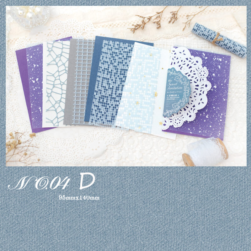 Mesh Scrapbook Decor Paper | 10 PCS